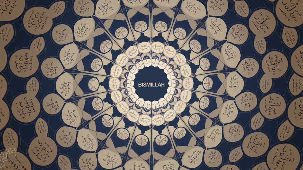 Cover image illustrating the mathematical miracles of the Quran with numbers and geometric patterns.